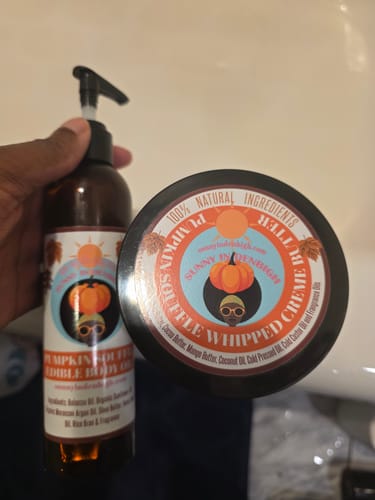 Customer photo review of Pumpkin Soufflé Body Creme