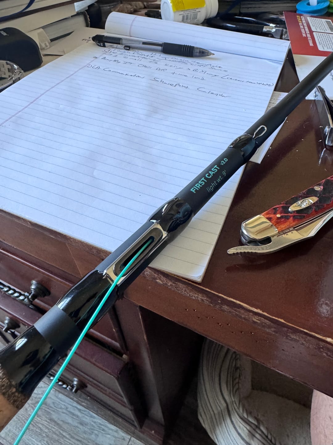 Customer photo review of FIRST CAST Travel Fly Rod - 4wt - 9ft