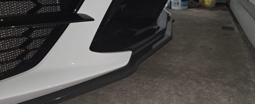 Customer photo review of Corvette C8 Stingray Front Splitter [Z51 Package]