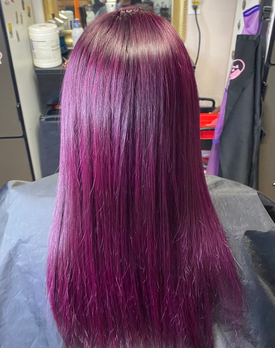 Customer photo review of Dark Blonde/Intense Violet 6.22 90ml Color Tube