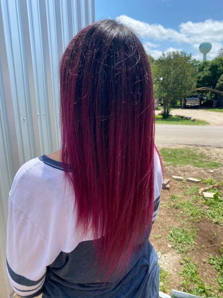Customer photo review of Dark Blonde/Intense Violet 6.22 90ml Color Tube