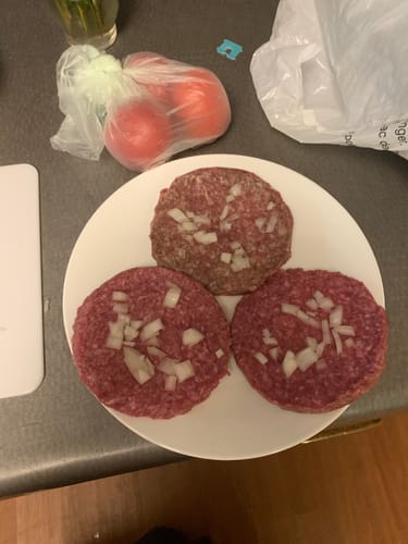 Customer photo review of Halal Gourmet Beef Burgers