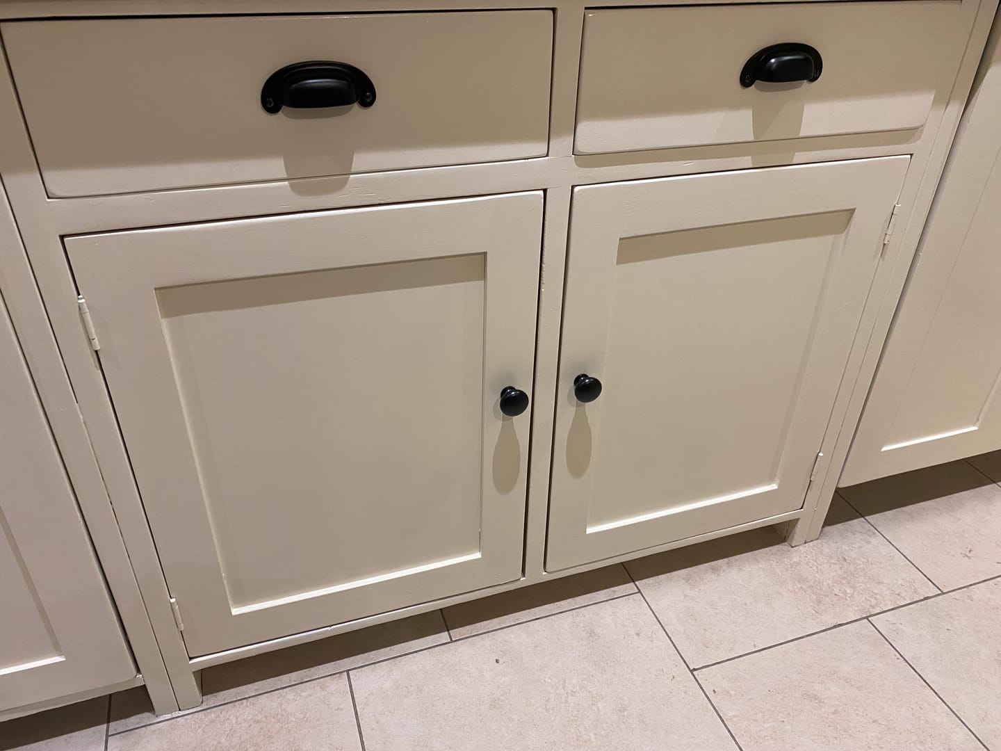 Customer photo review of Classic Cast Iron Cupboard Handles | Black