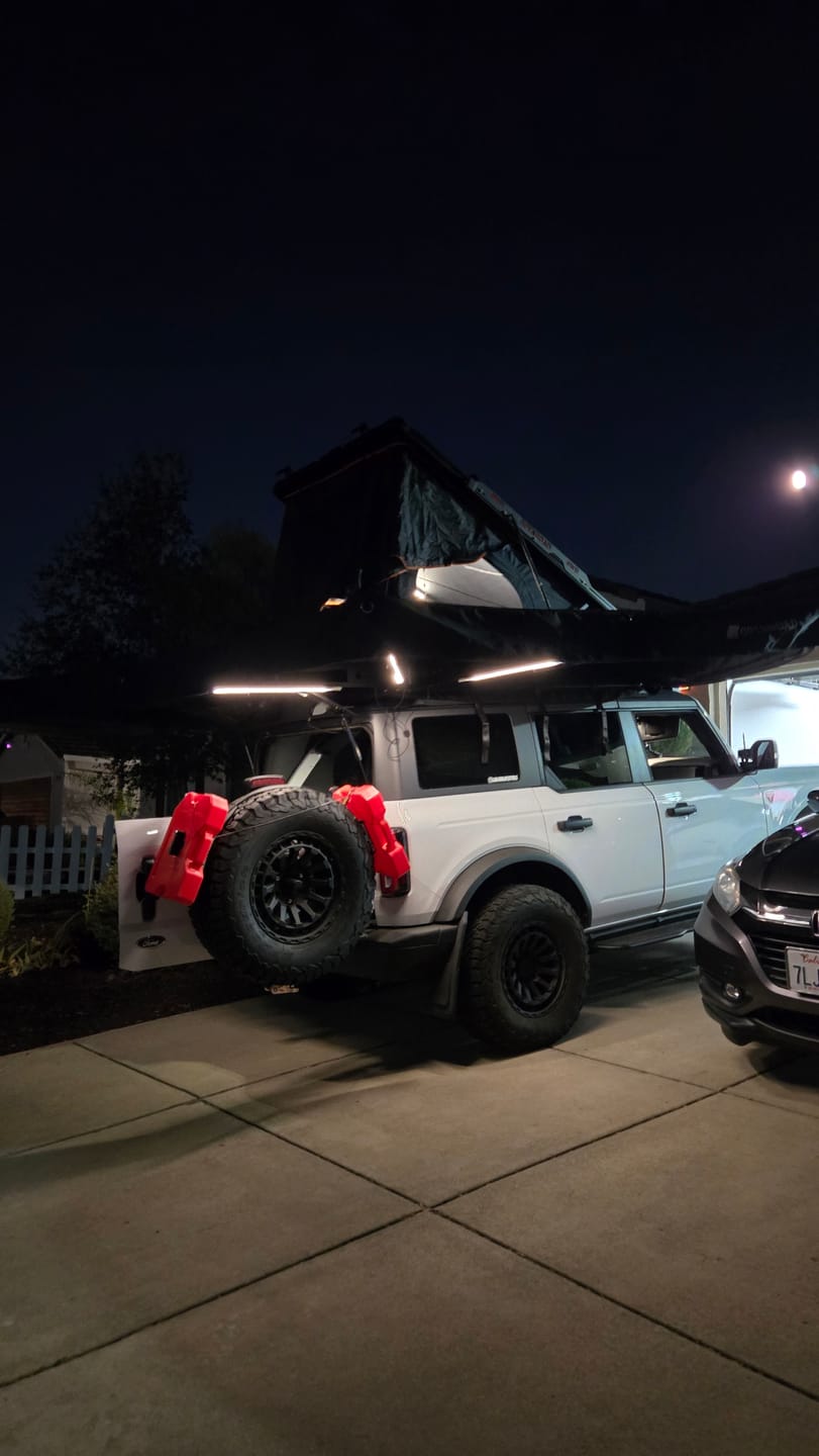 Customer photo review of OPENROAD Aluminum Hard Shell Roof Top Tent-PeakRoof LT V2 Series