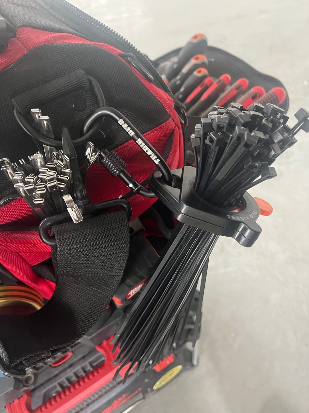 Customer photo review of Aluminium Cable Tie Holder