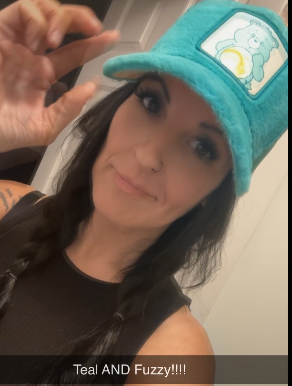 Customer photo review of OVERLORD X Care Bears:  Wish Bear Trucker Cap