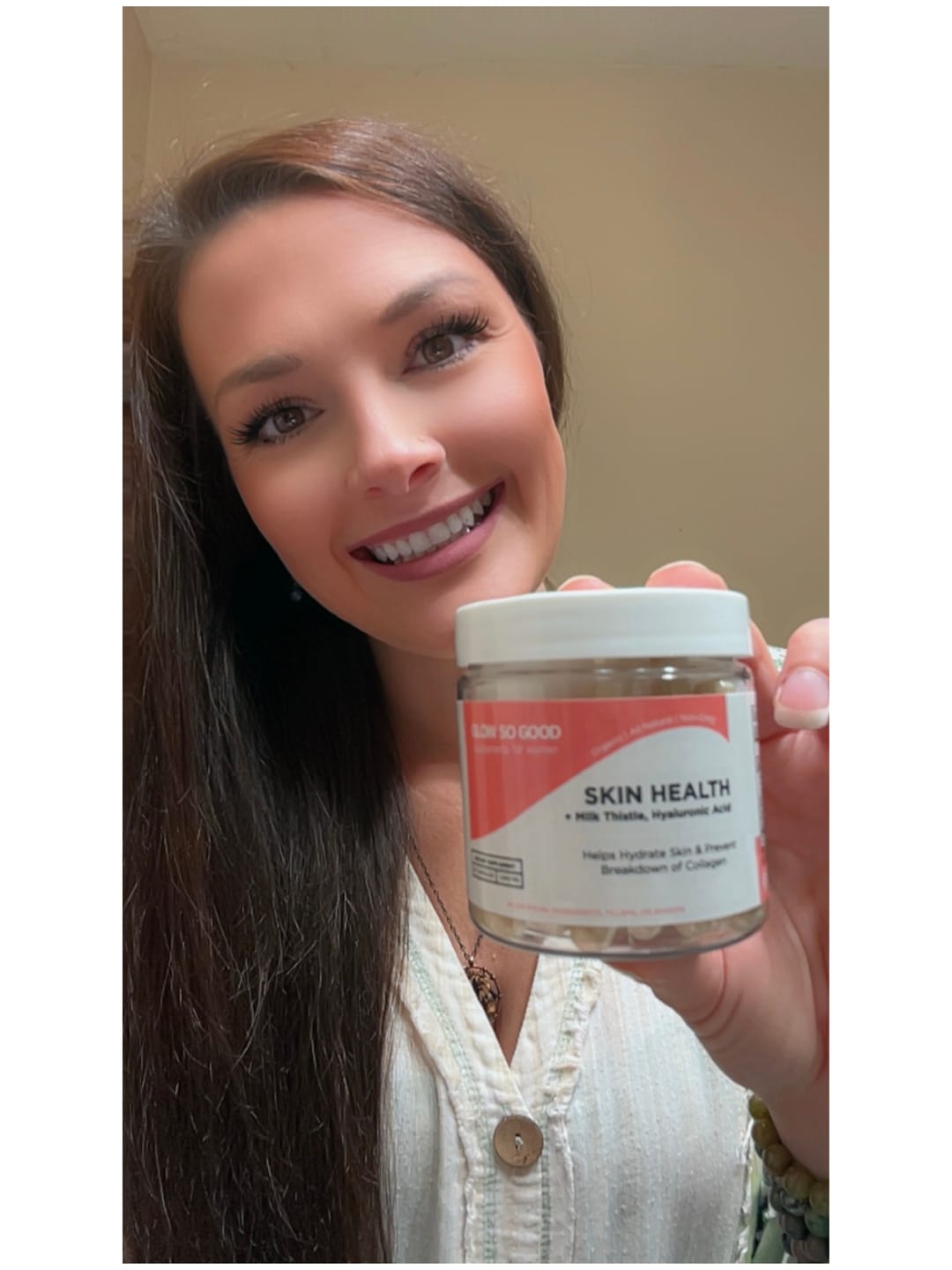 Customer photo review of SKIN HEALTH  with Milk Thistle + Hyaluronic Acid