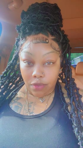 Customer photo review of Butterfly Locs Wig - Fatima