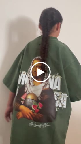 Customer video review of Om Lisa - Green Acid Washed