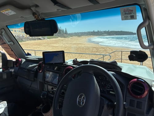 Customer photo review of Front Air Vent Rings Covers to suit Toyota LandCruiser 70 Series