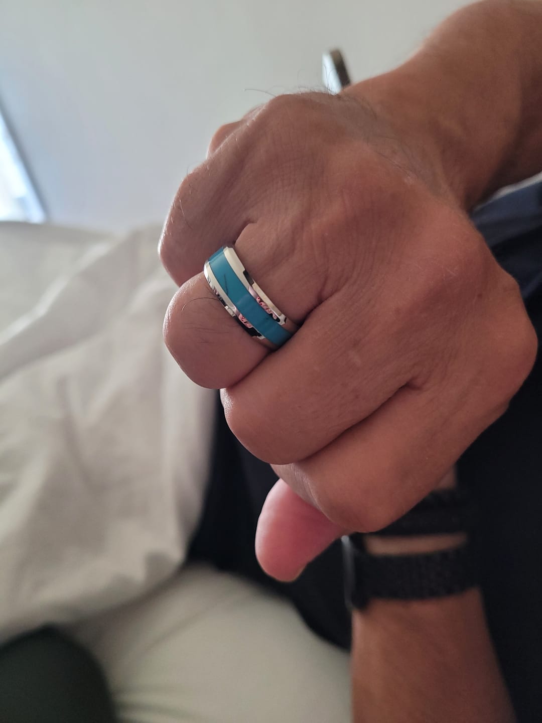 Customer photo review of TURQUOISE BAND.