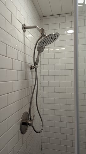 Customer photo review of All Metal 1-Handle Tub and Shower Valve with Trim Kit