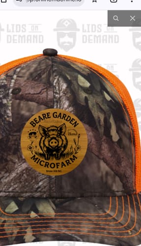 Customer photo review of [6 Pack] Mossy Oak Camouflage Leather Patch Trucker Hats