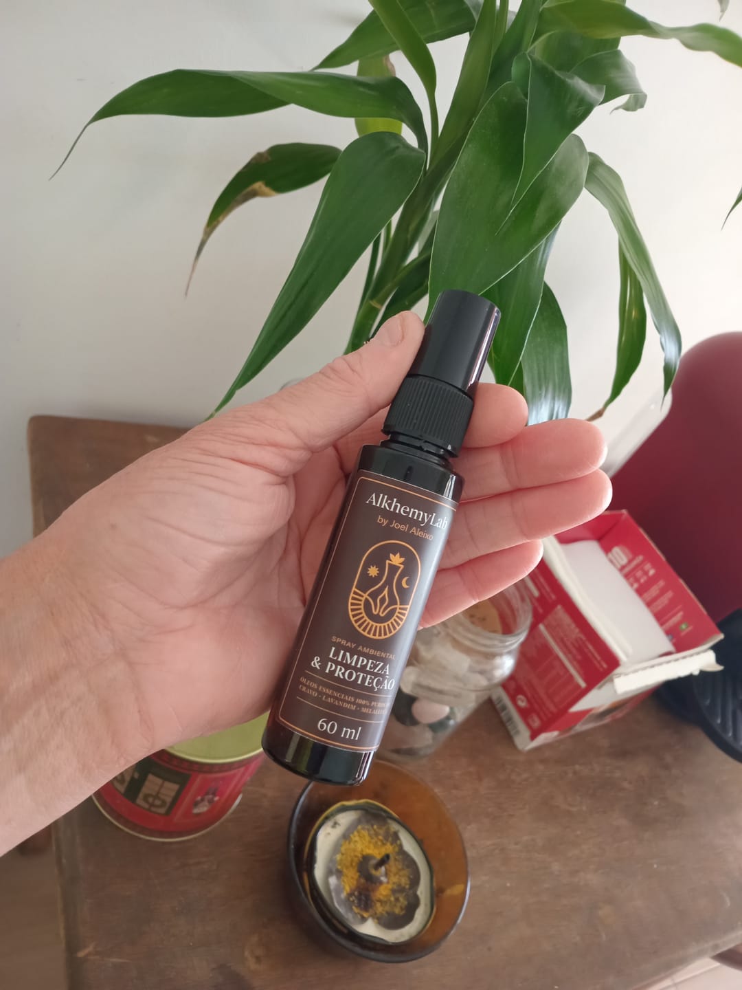 Customer photo review of Home Spray Ambiental   Limpeza e Proteção 60ml