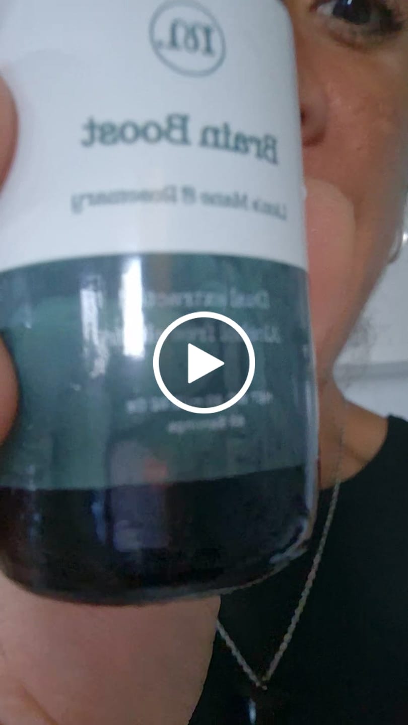 Customer video review of Brain Boost - Lion's mane & Rosemary