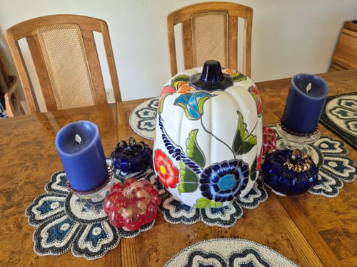 Customer photo review of Cobalt Pumpkin