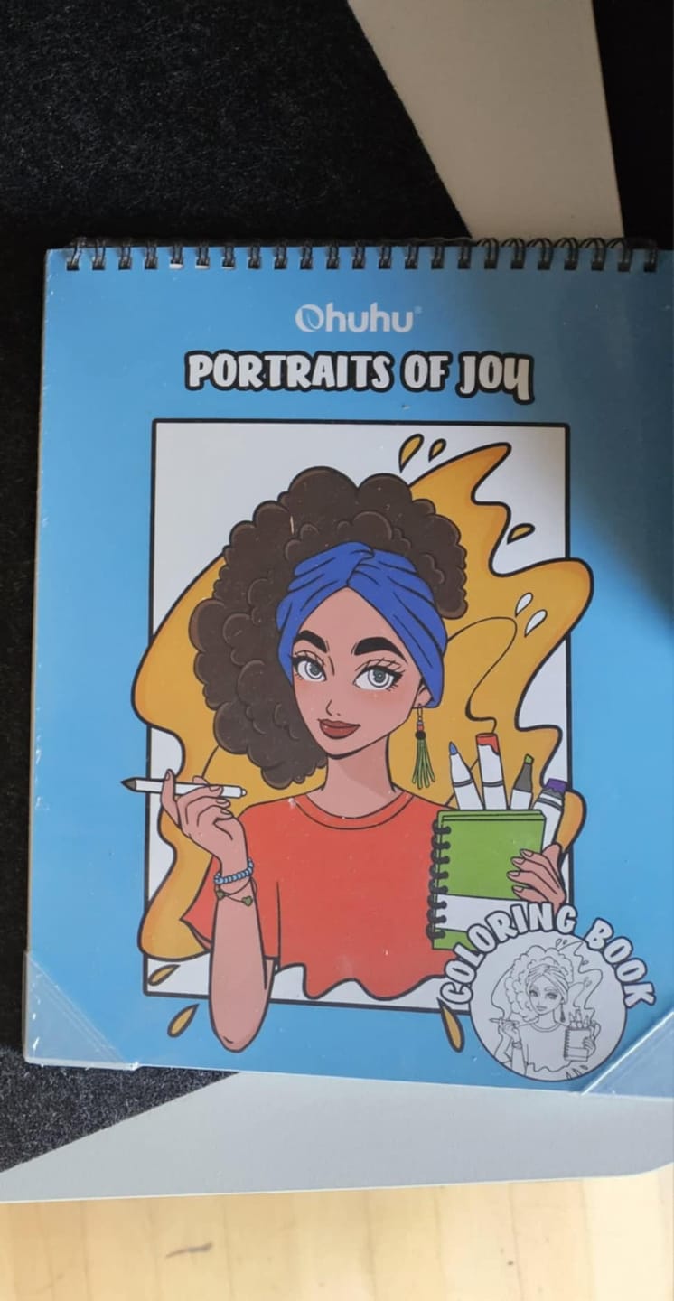 Customer photo review of Ohuhu Double-Sided Bleedproof Coloring Book