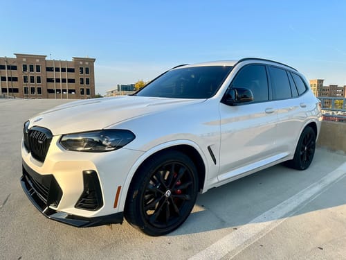 Customer photo review of Fits BMW X3 G01 LCI M Package 2022 2023 2024 Gloss Black Front Splitter Spoiler Lower Bumper Lip