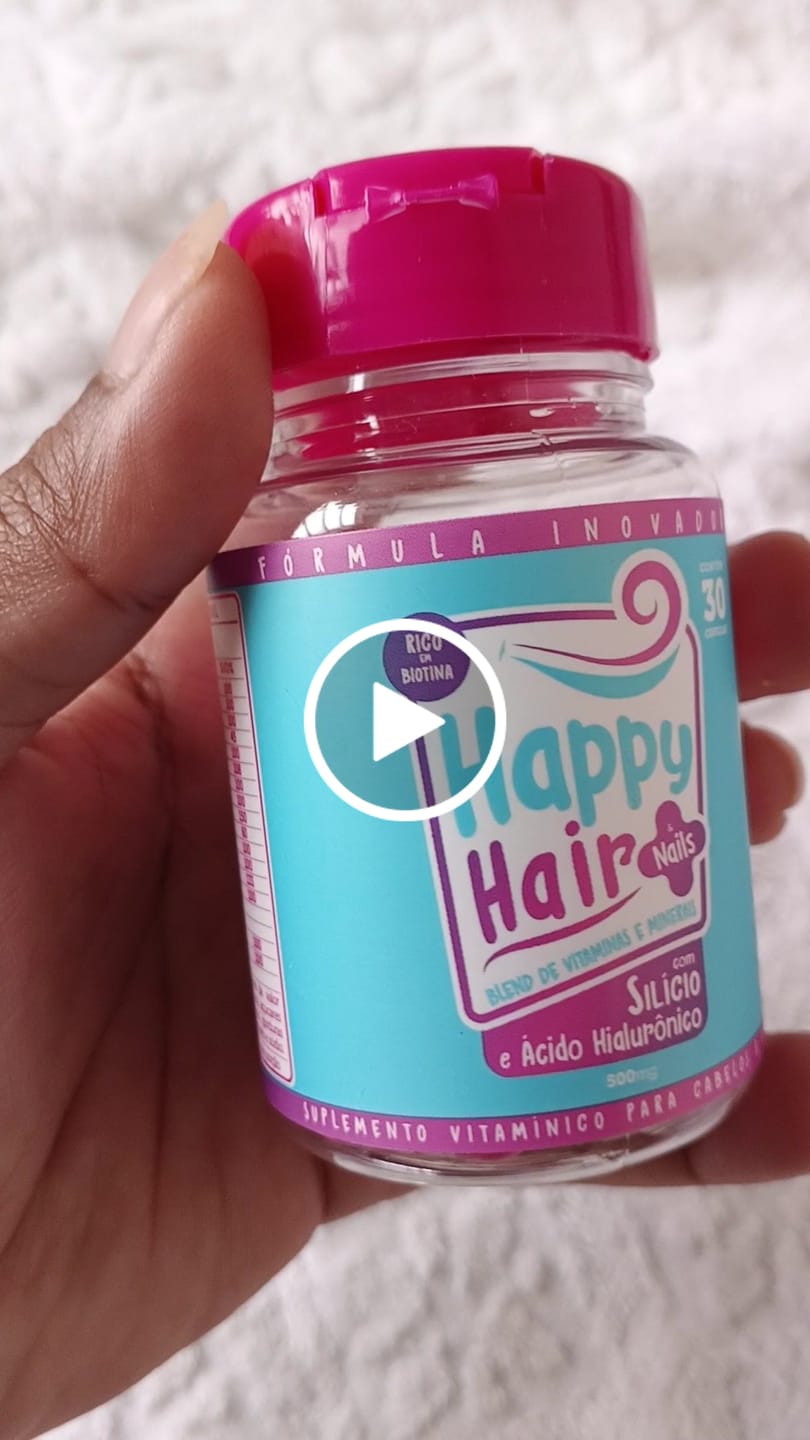 Customer video review of Happy Hair 3 Potes Embaixadores