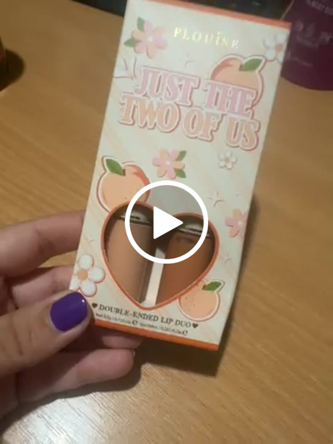 Customer video review of P. Louise Just The Two Of Us Double Ended Peach Lipstick