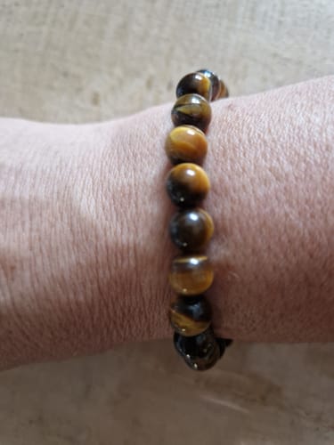 Customer photo review of Bracelet Oeil de Tigre "Confiance en Soi"