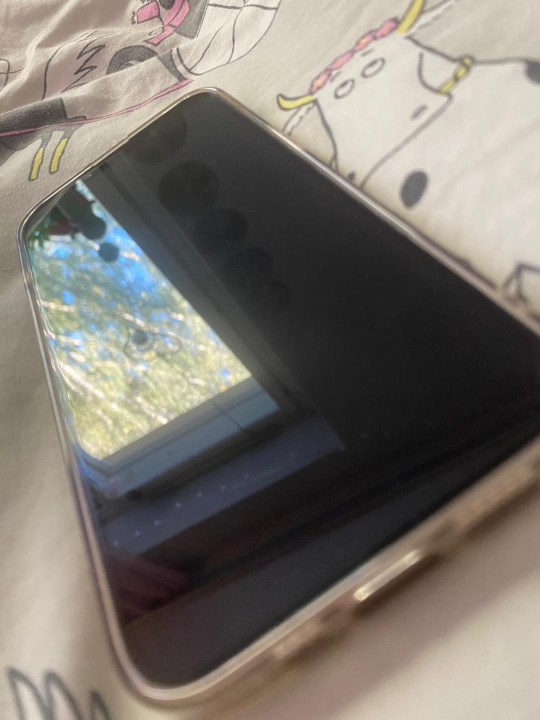 Customer photo review of iPhone 14 panssarilasi Riite - Asennuskehikolla, Kirkas