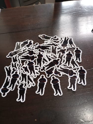 Customer photo review of Sticker Vinile Classico