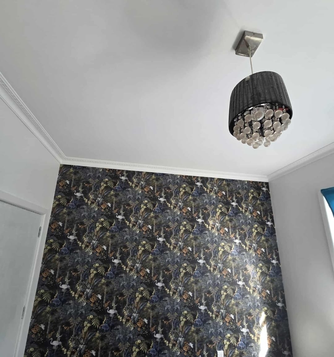 Customer photo review of Masoala Wallpaper - Navy - Discontinuing