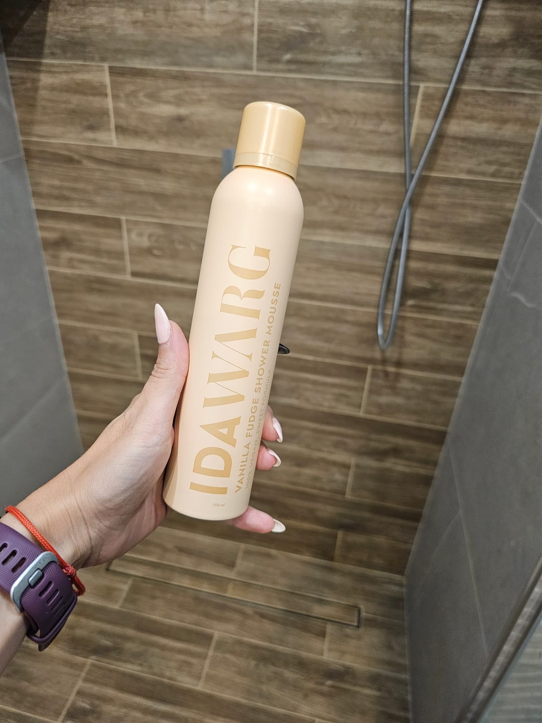 Customer photo review of Мус - пяна за тяло КАДИФЕНА СТРАСТ IDA WARG Vanilla Fudge Shower Mousse - Sweet Formula