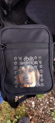 Customer photo review of Louis Wuffton - Gassi Tasche personalisierbar