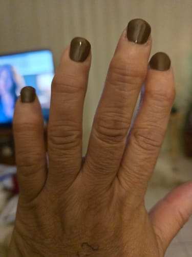 Customer photo review of Chocolate | Jellies DIY Soft Semi Cured Gel Nail Wraps