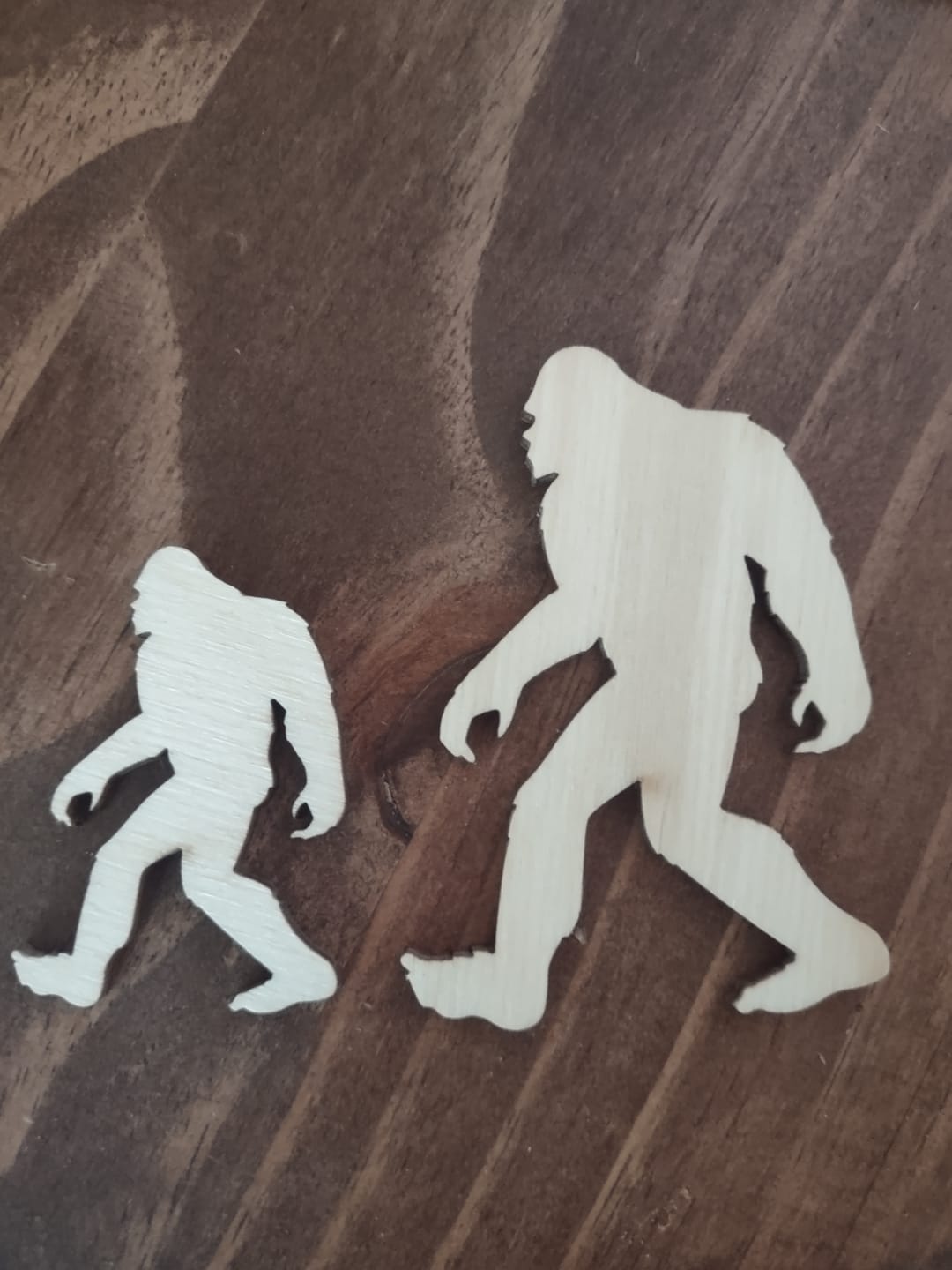 Customer photo review of Unfinished Wood Bigfoot Sasquatch Silhouette - Craft- up to 46" DIY