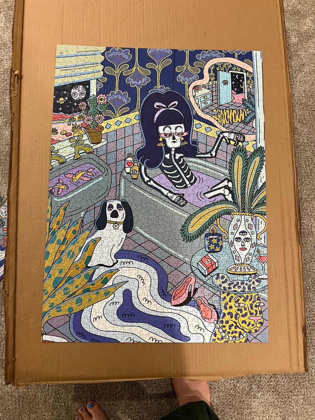 Customer photo review of Moonlight | 1000 Piece Puzzle