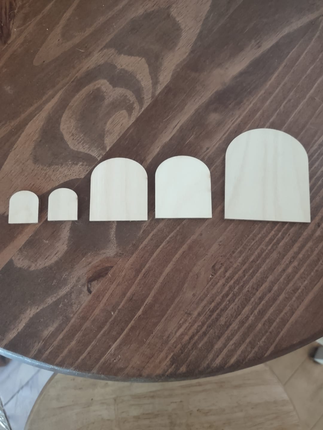Customer photo review of Unfinished Wood Arch Shape - Craft - up to 46" DIY
