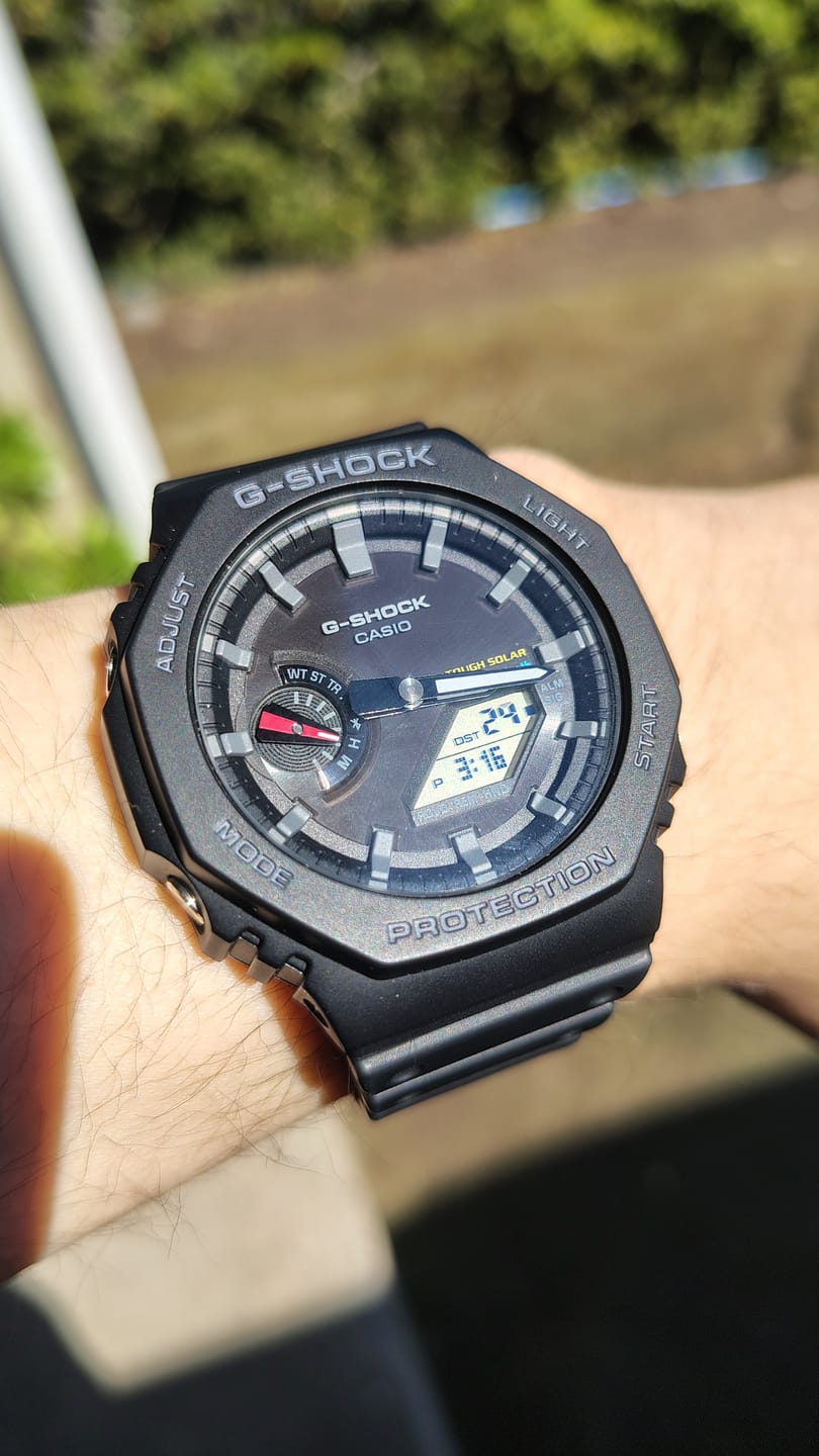 Customer photo review of Reloj Casio G-Shock Tough Solar "Casioak" GA-B2100-1AJF Bluetooth JDM