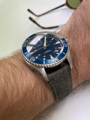 Customer photo review of Panthera Canvas – Uhrenarmband