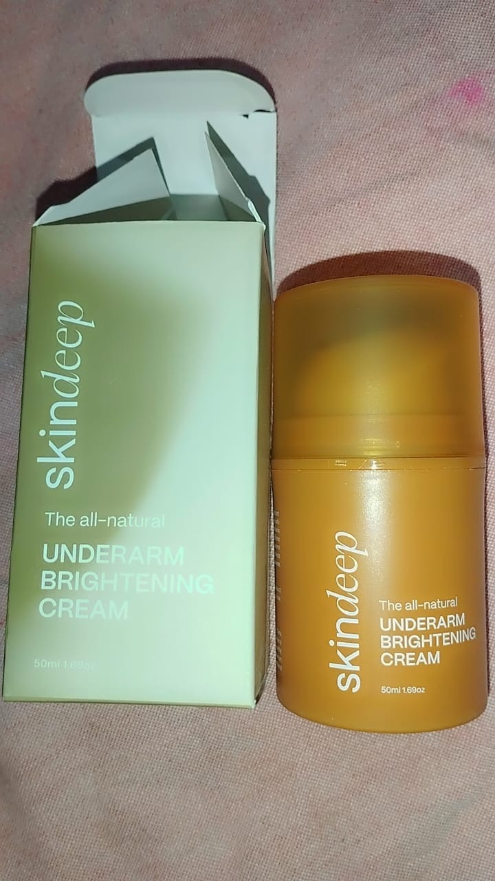 Customer photo review of THE ALL-NATURAL UNDERARM BRIGHTENING CREAM