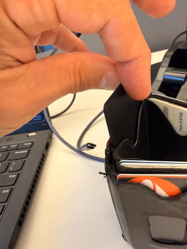 Customer photo review of SPOTMINDERS. Tracking Card