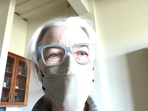 Customer photo review of KN95 Respirator Face Mask - Almond