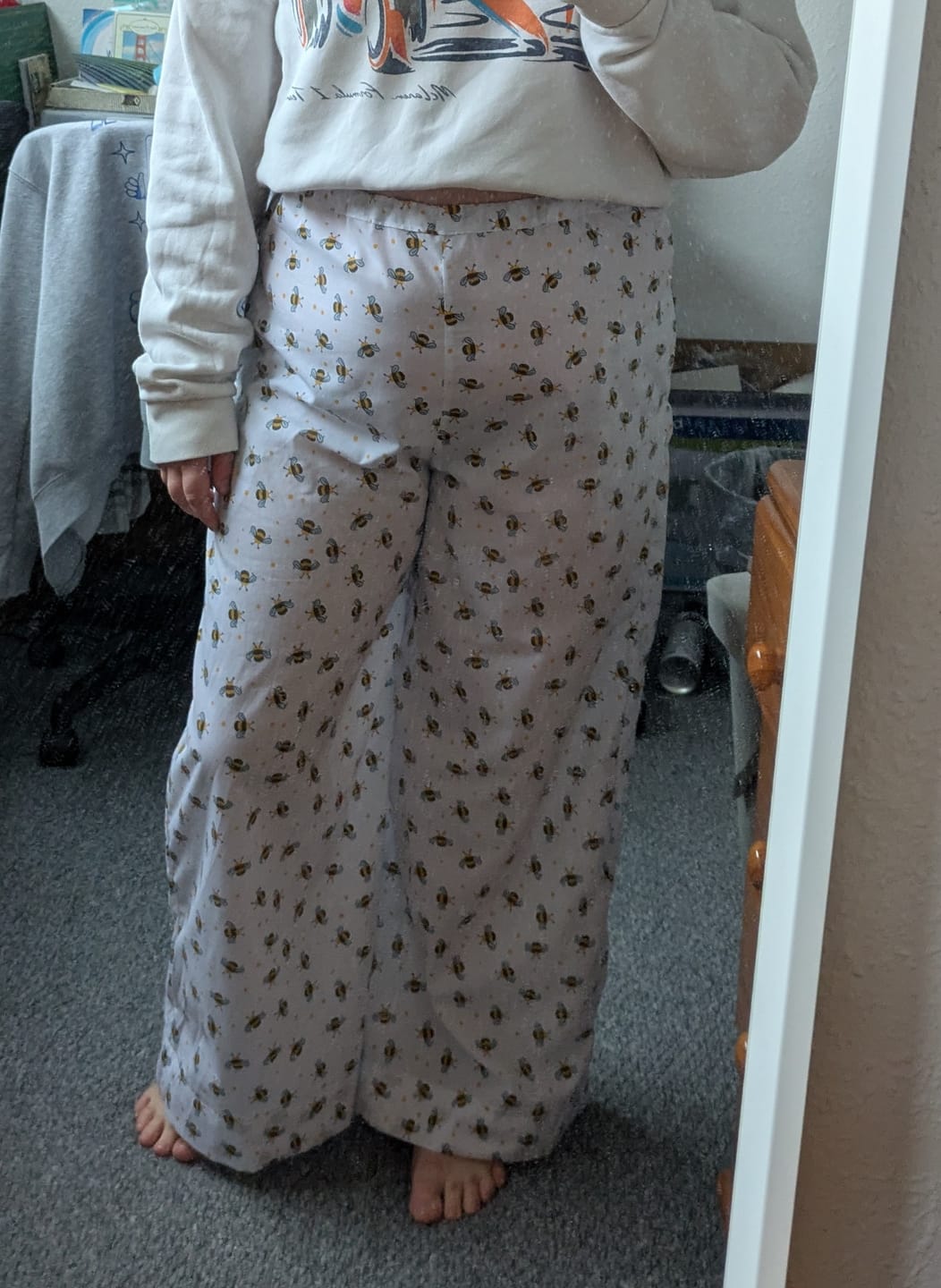 Customer photo review of Bees and Dots Polycotton Fabric