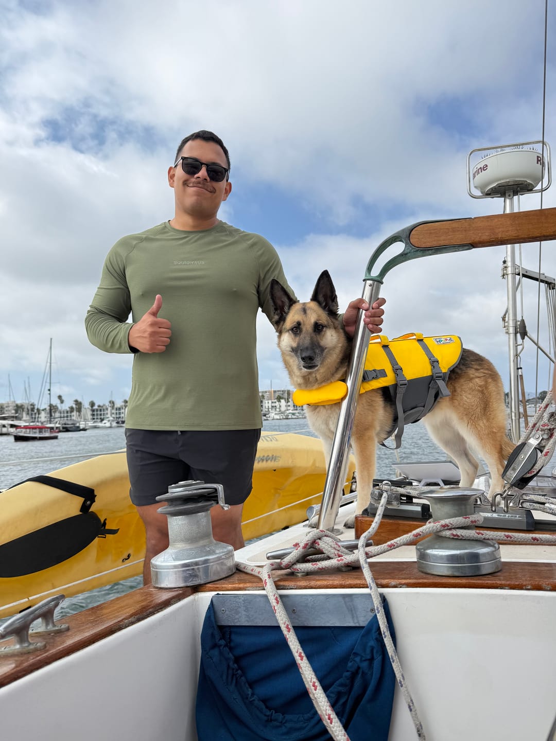 Customer photo review of Essentials Long Sleeve Athletic Fitted Tee Bundle