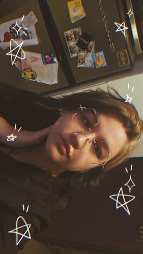 Customer photo review of Bloom Eyeglasses