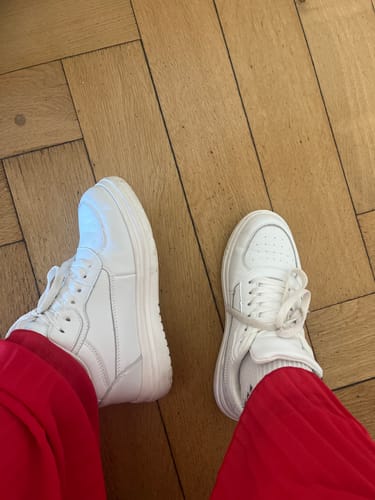 Customer photo review of ELEVATESHOES WHITE CLASSY