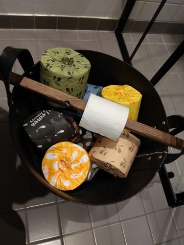 Customer photo review of 100% Bamboo Toilet Paper - 3ply -  40 meters