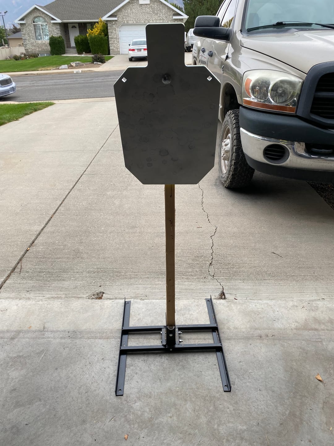 Customer photo review of Double T-Shaped Base Stand + Mounting Kit