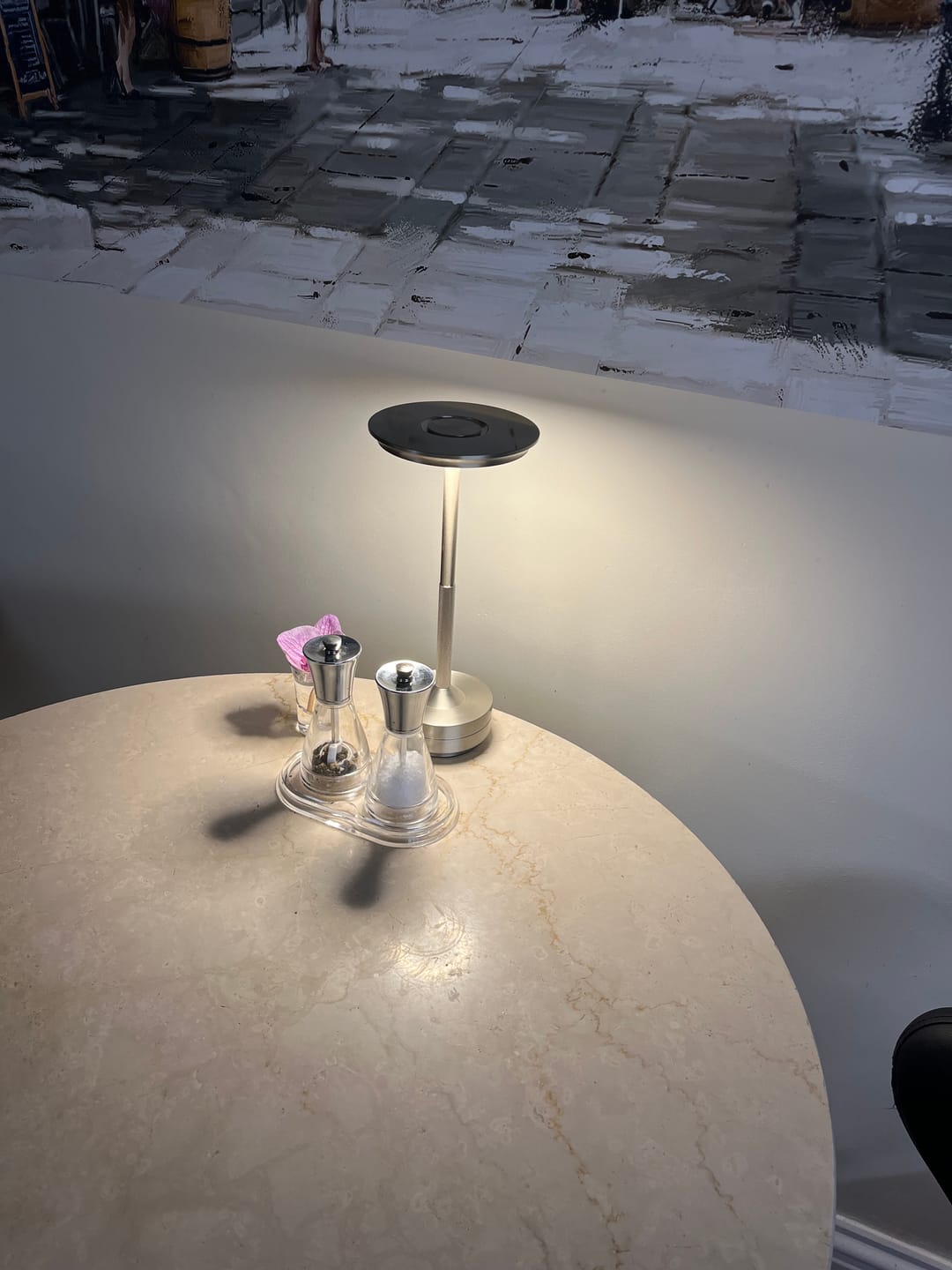 Customer photo review of Cordless Modern Aura Table Lamp - Cordless Table Lamp with Touch Control & Modern Nordic Design