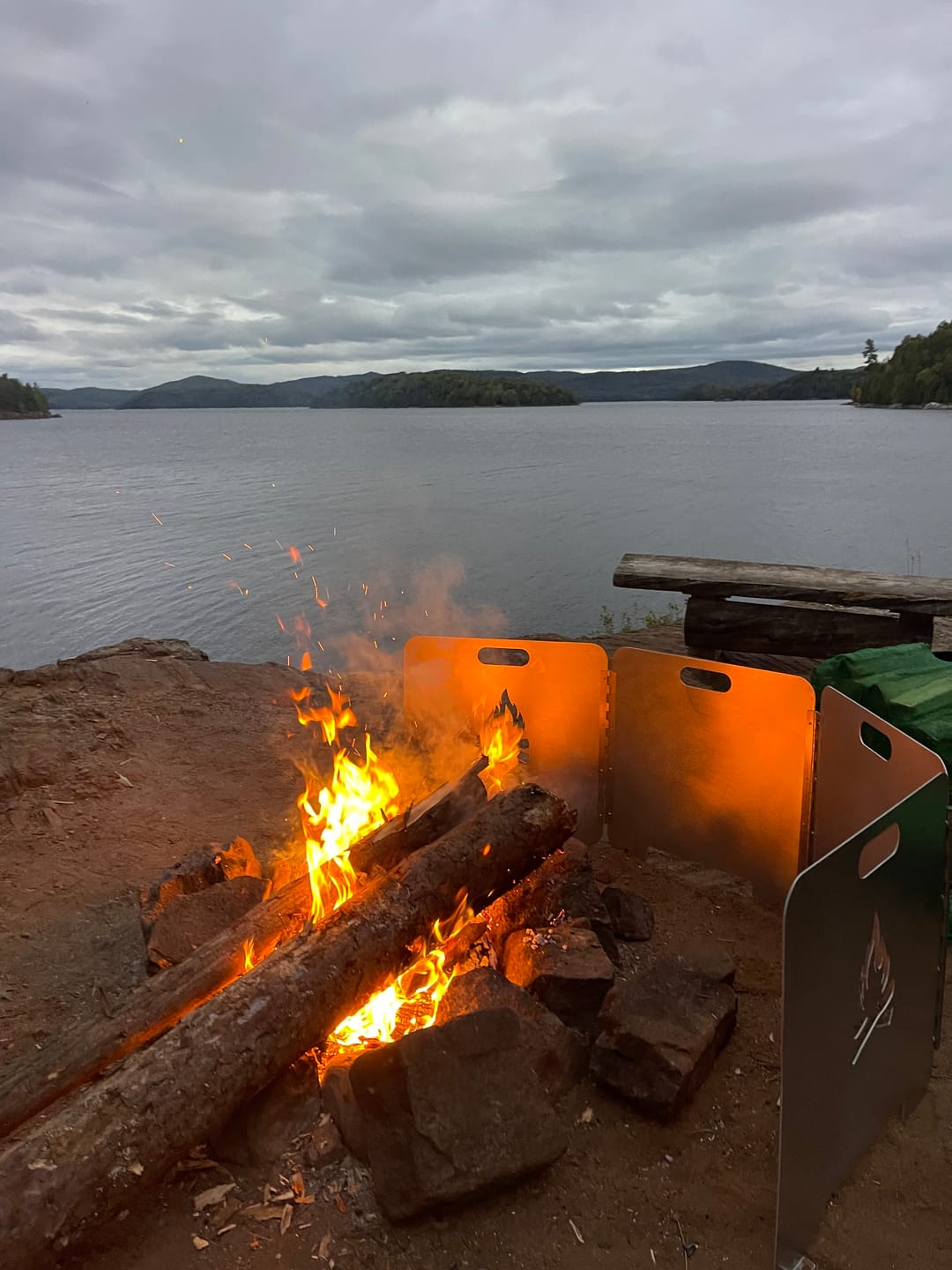 Customer photo review of The Original Fire Reflector