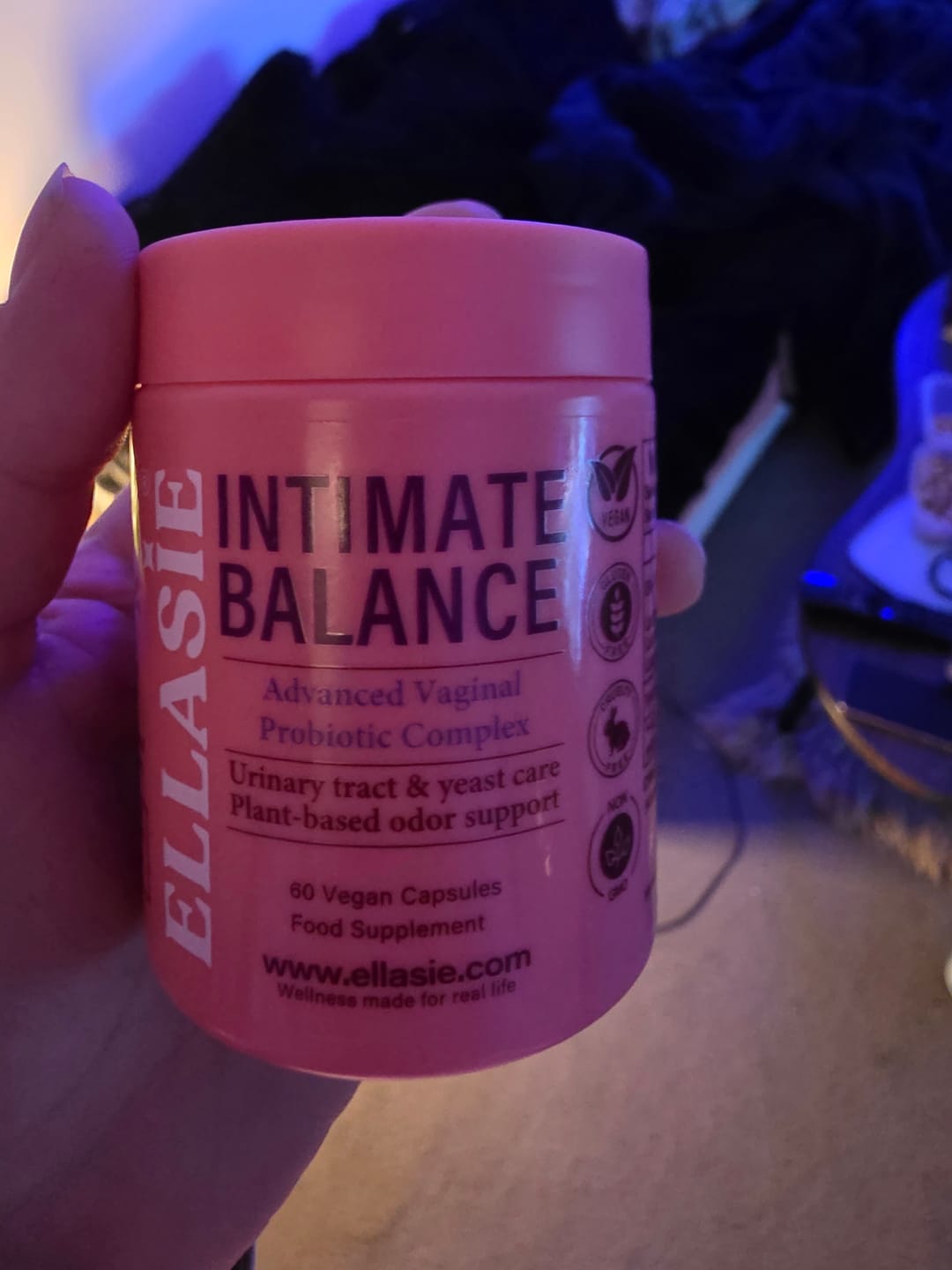 Customer photo review of Women’s Vaginal Probiotic – Supports Microbiome & pH | 60 Vegan Caps