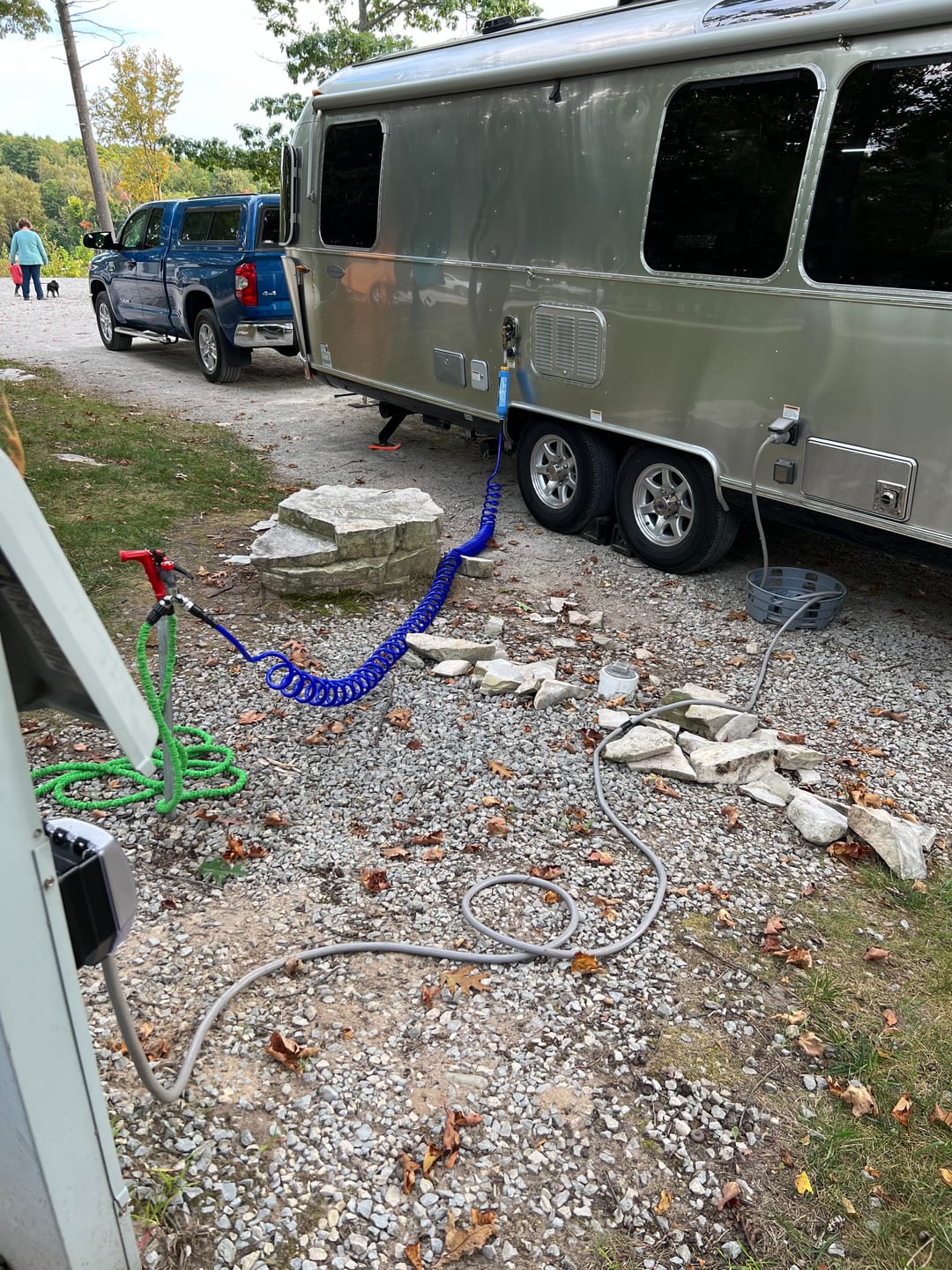 Customer photo review of RV Water Hose with AIR GEAR Storage Bag