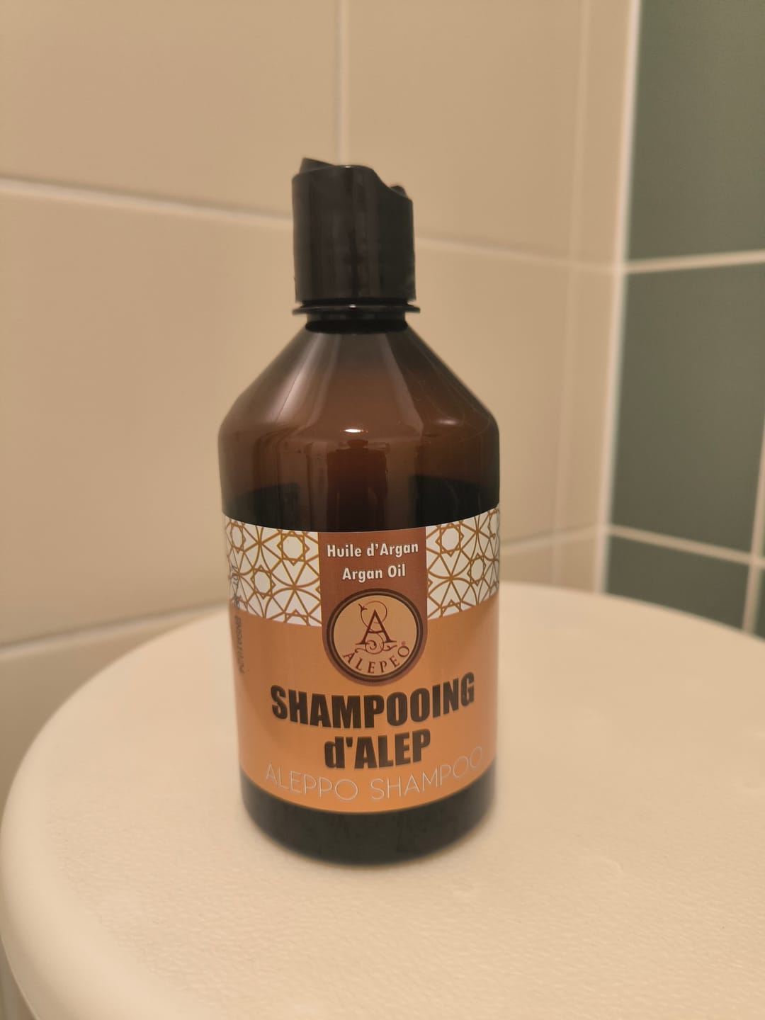 Customer photo review of Argan Aleppo Shampoo (500ml)
